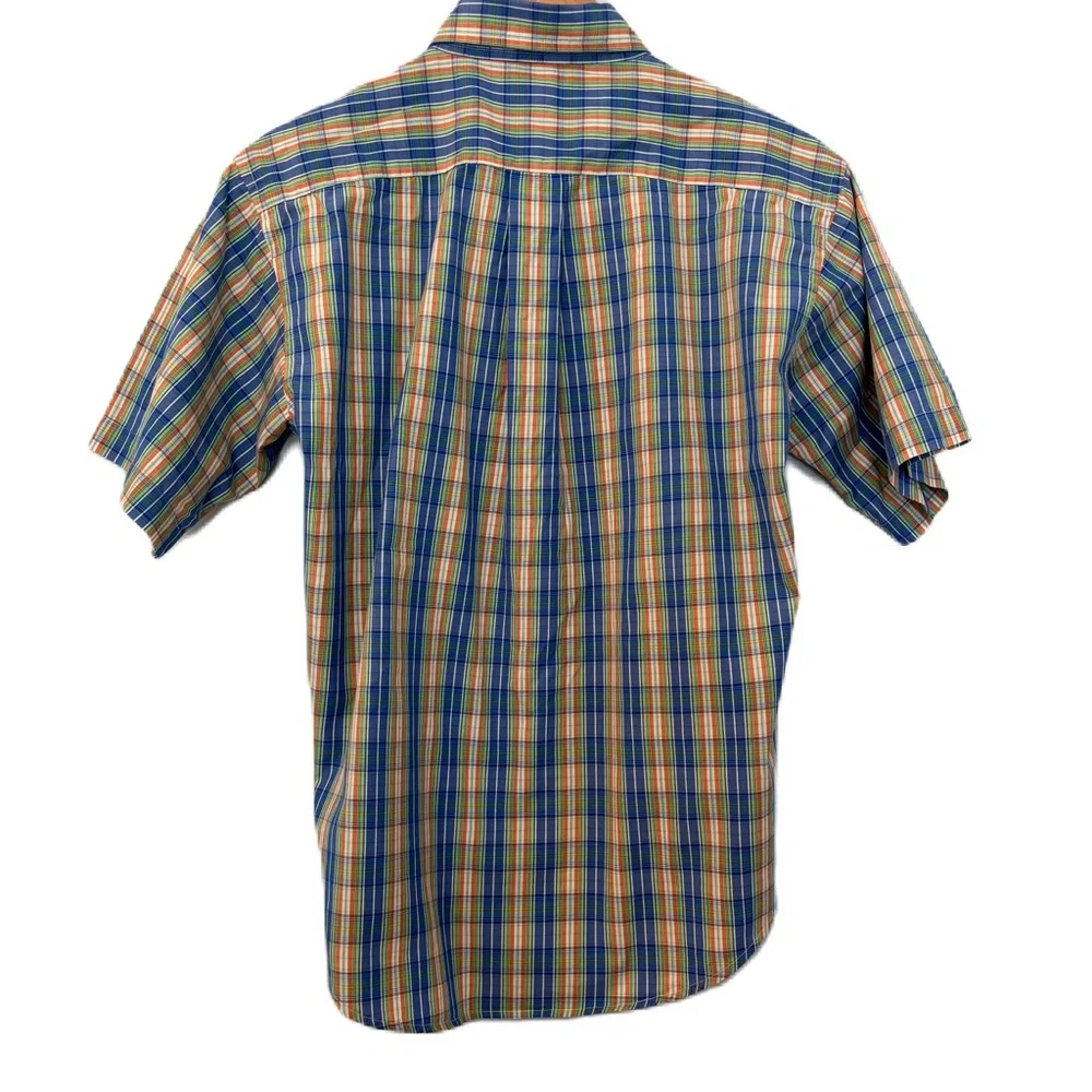 Ralph Lauren Boy’s Plaid Short Sleeve Button Down Size L 16/18